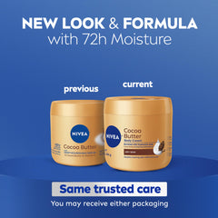 NIVEA open jar showing creamy texture for deep moisturization