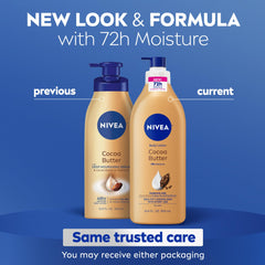 NIVEA lotion texture pouring close-up demonstrating rich moisturizing feel