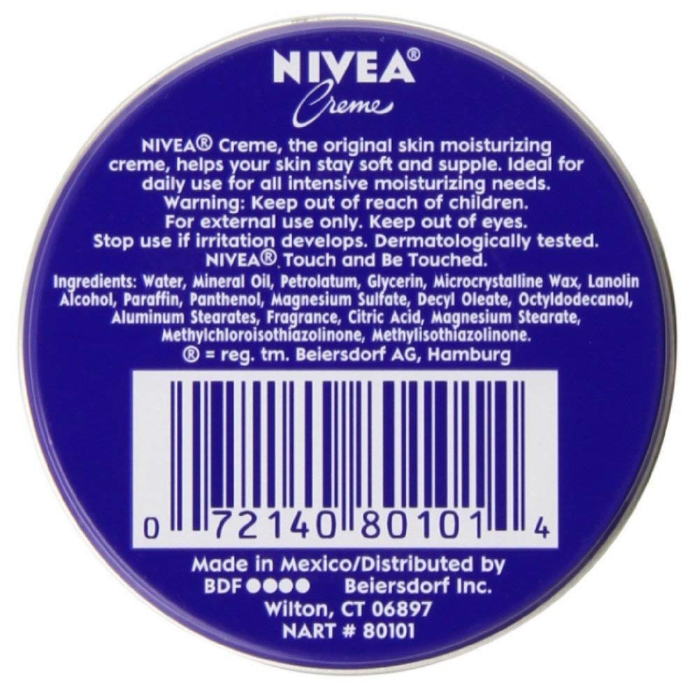 NIVEA cream application closeup demonstrating smooth texture and quick hydration