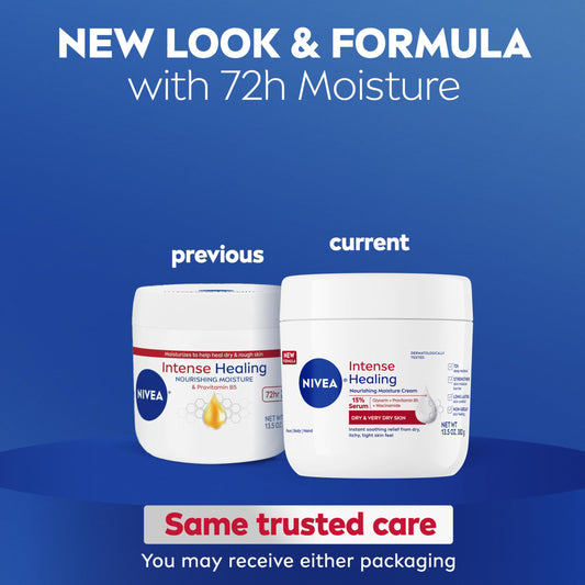 NIVEA cream texture close-up highlighting fast-absorbing formula