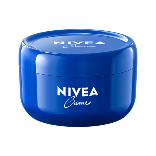 NIVEA jar front view showing brand and rich moisturizer benefits