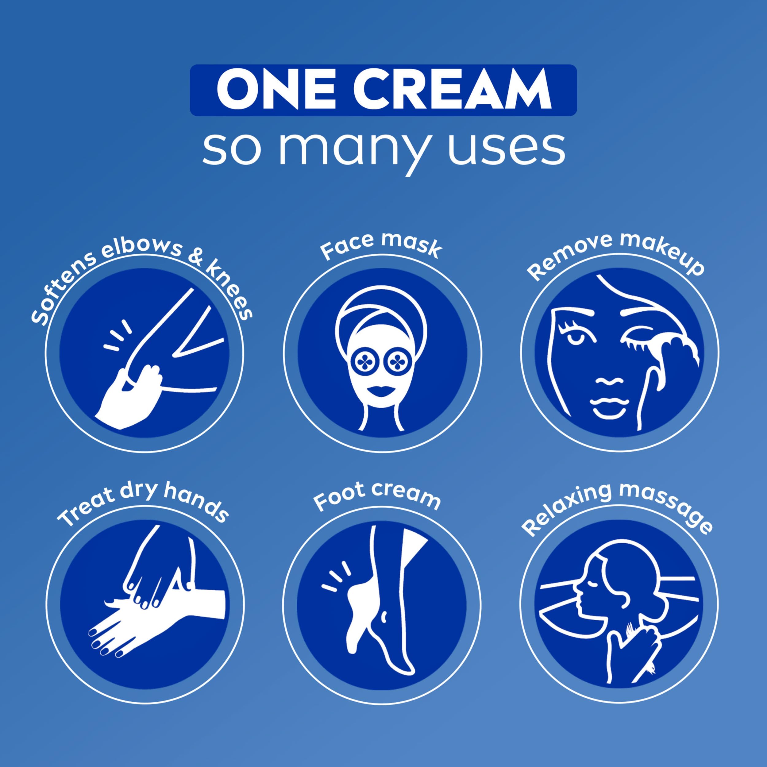 NIVEA Creme on bathroom counter showing daily routine convenience