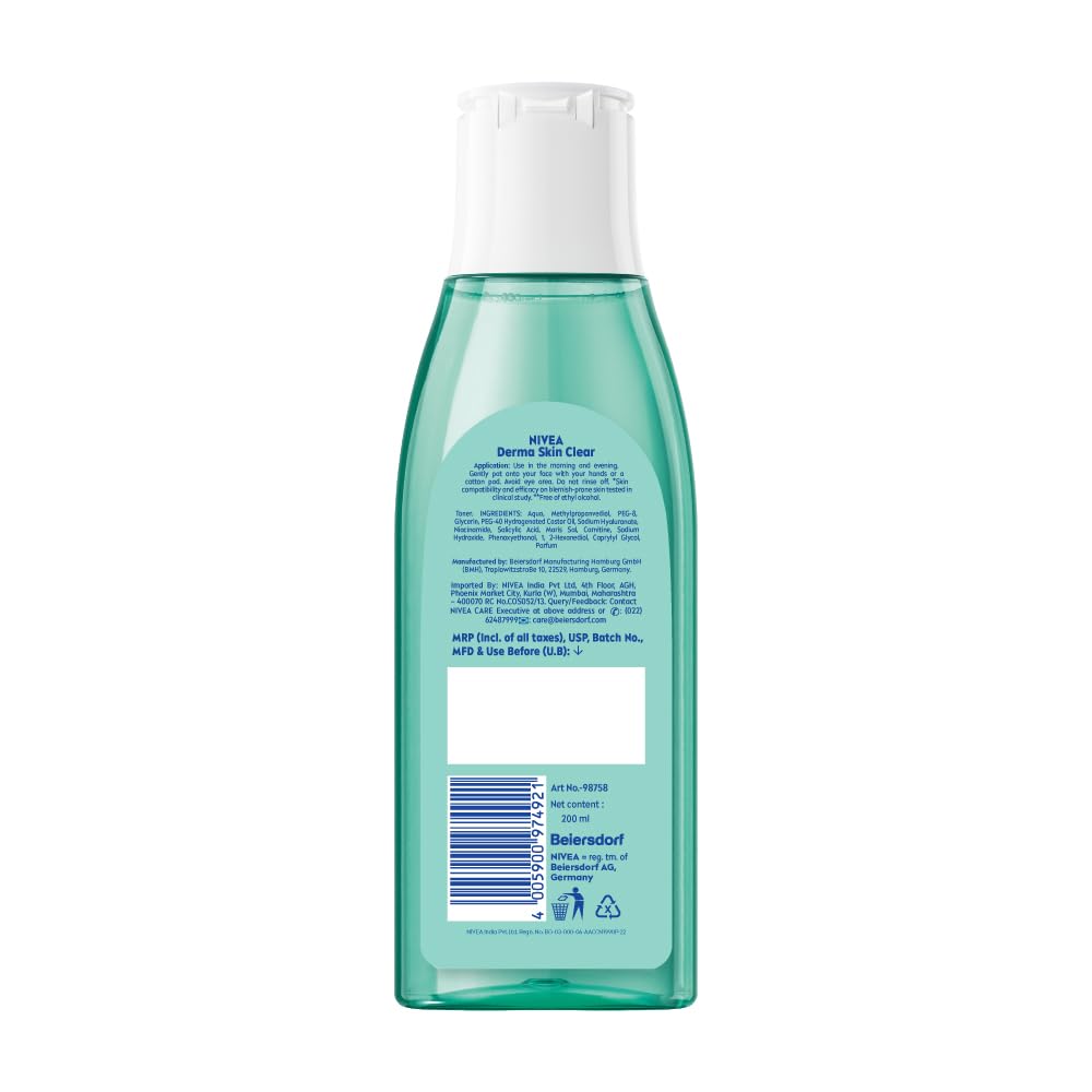 NIVEA bottle beside a ruler showing the 200 ml travel-friendly size
