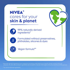 NIVEA balm inside a purse, on-the-go moisture benefit