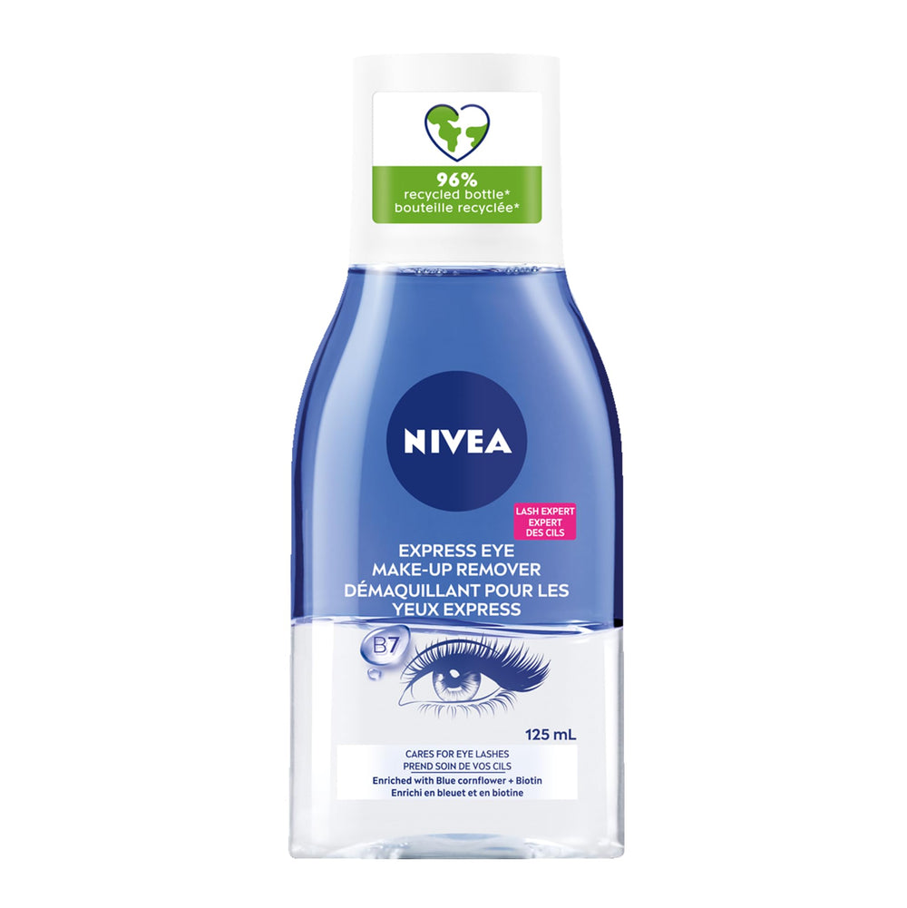 NIVEA bottle front view showing clear packaging and gentle cleansing benefit