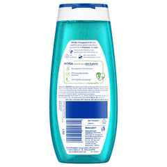 NIVEA in bathroom setting conveying pampering, fresh routine