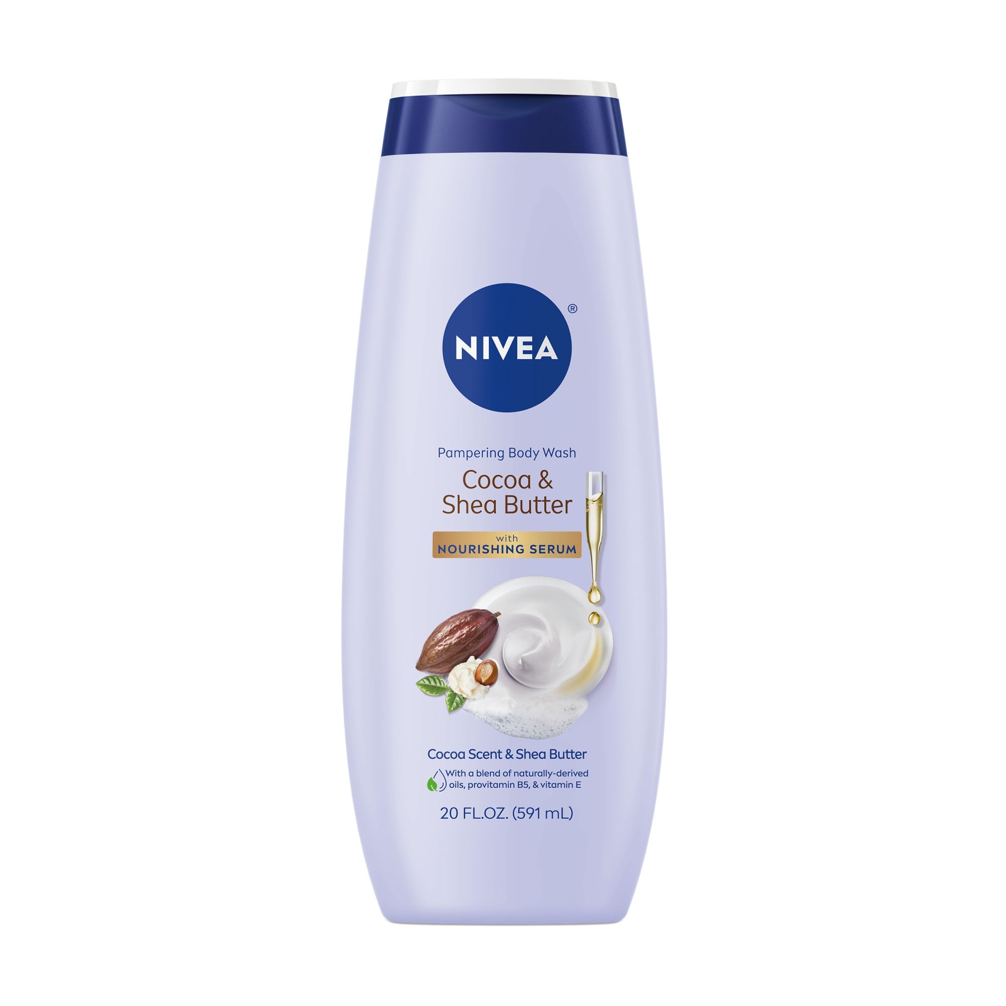 NIVEA front packaging 20oz bottle showing product and scent benefits