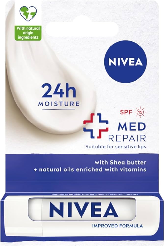 NIVEA front tube showing product label and portable size benefit