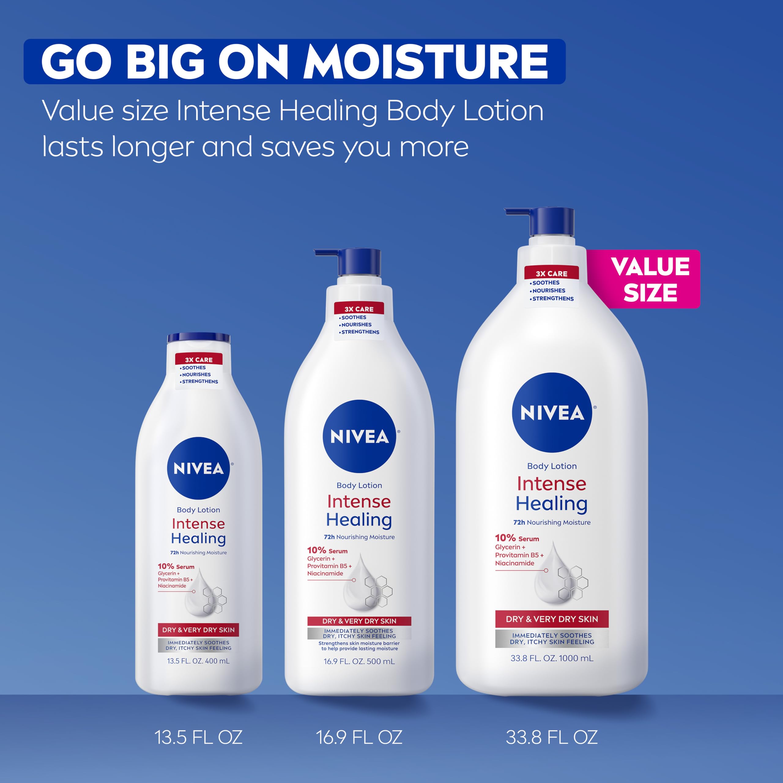 NIVEA label showing recycled plastic notice and sustainable packaging benefit