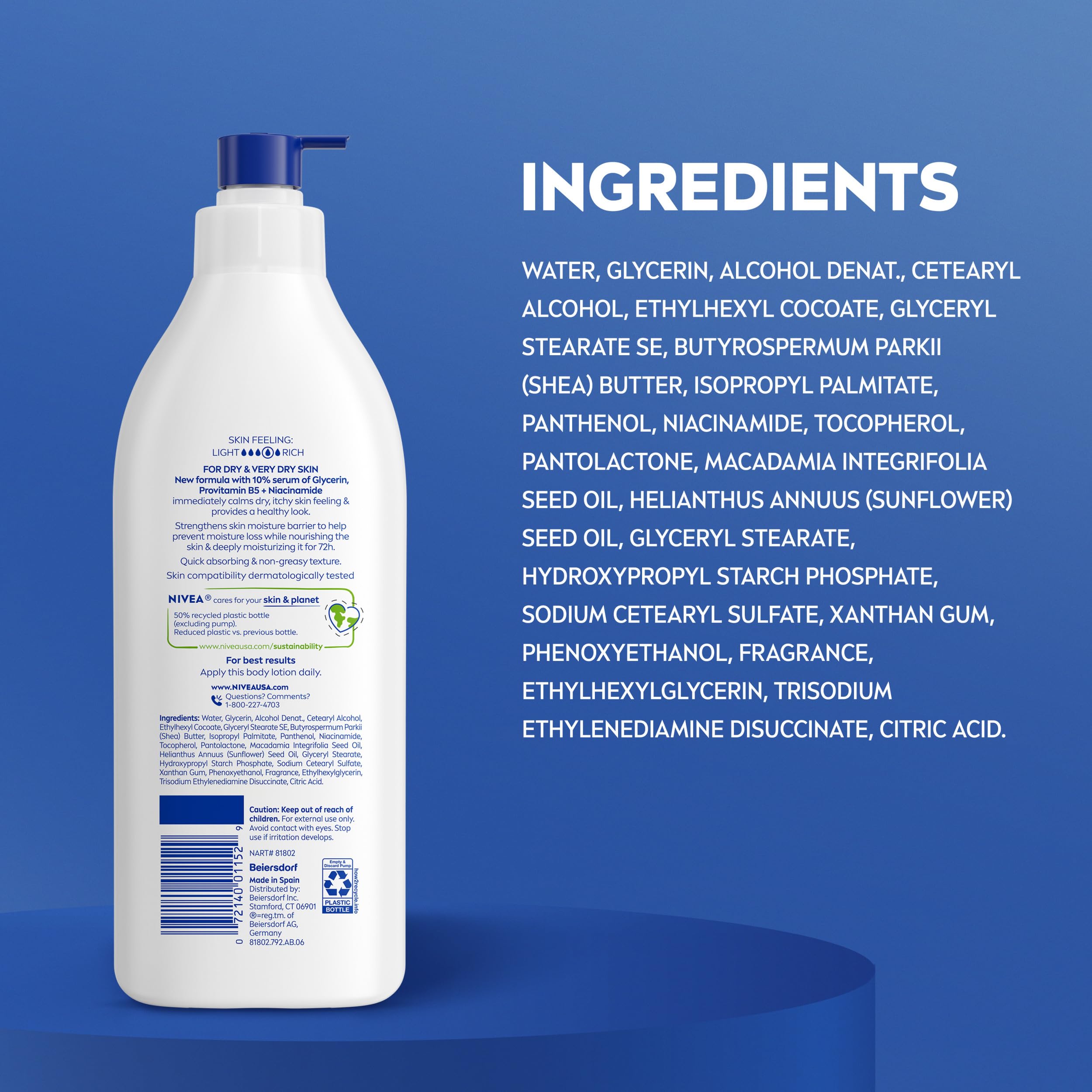 NIVEA in a bathroom setting illustrating daily moisturizing routine