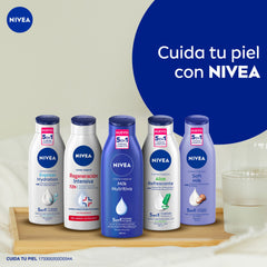 NIVEA on bathroom shelf suggesting everyday routine convenience