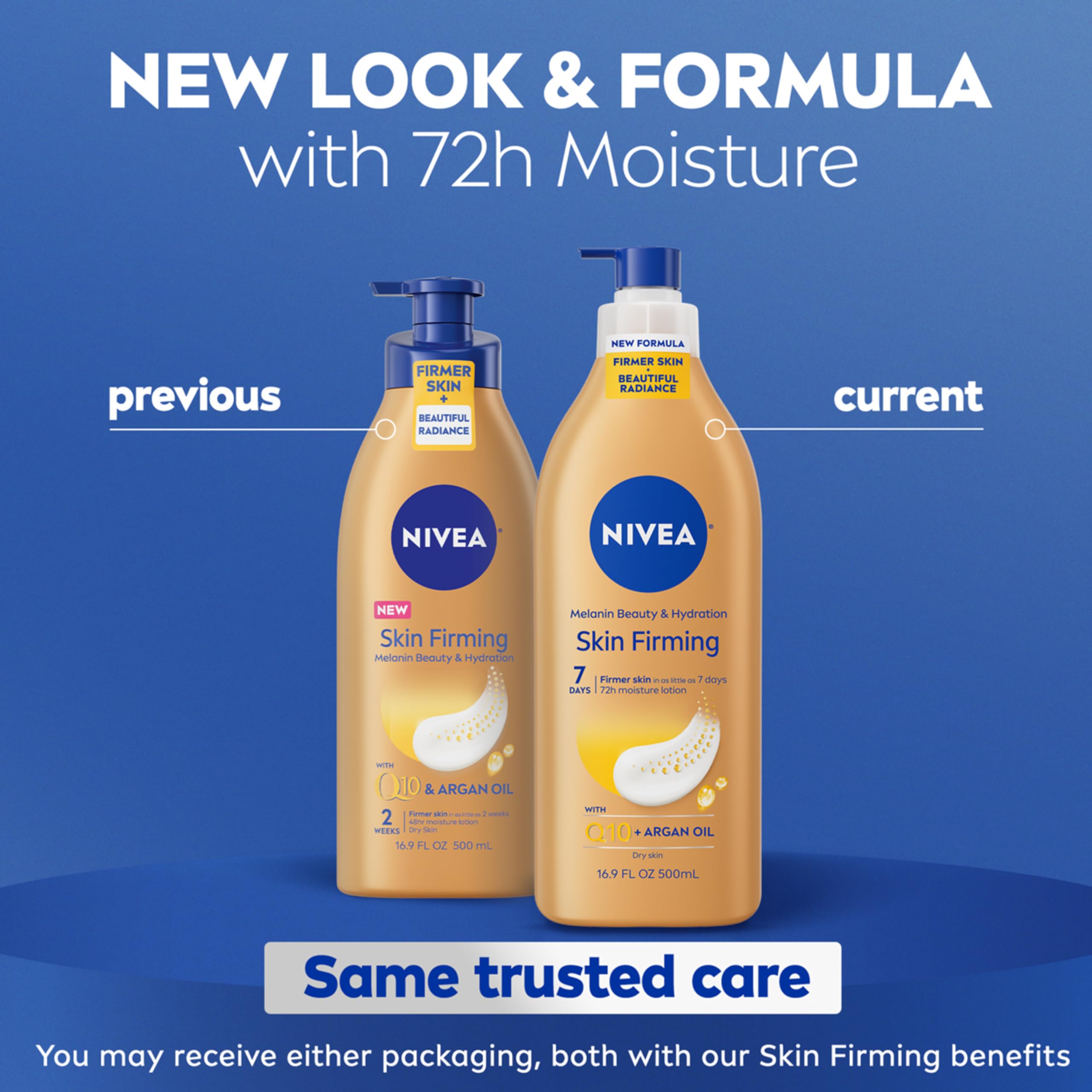 NIVEA lotion texture closeup showing creamy consistency and absorption benefit