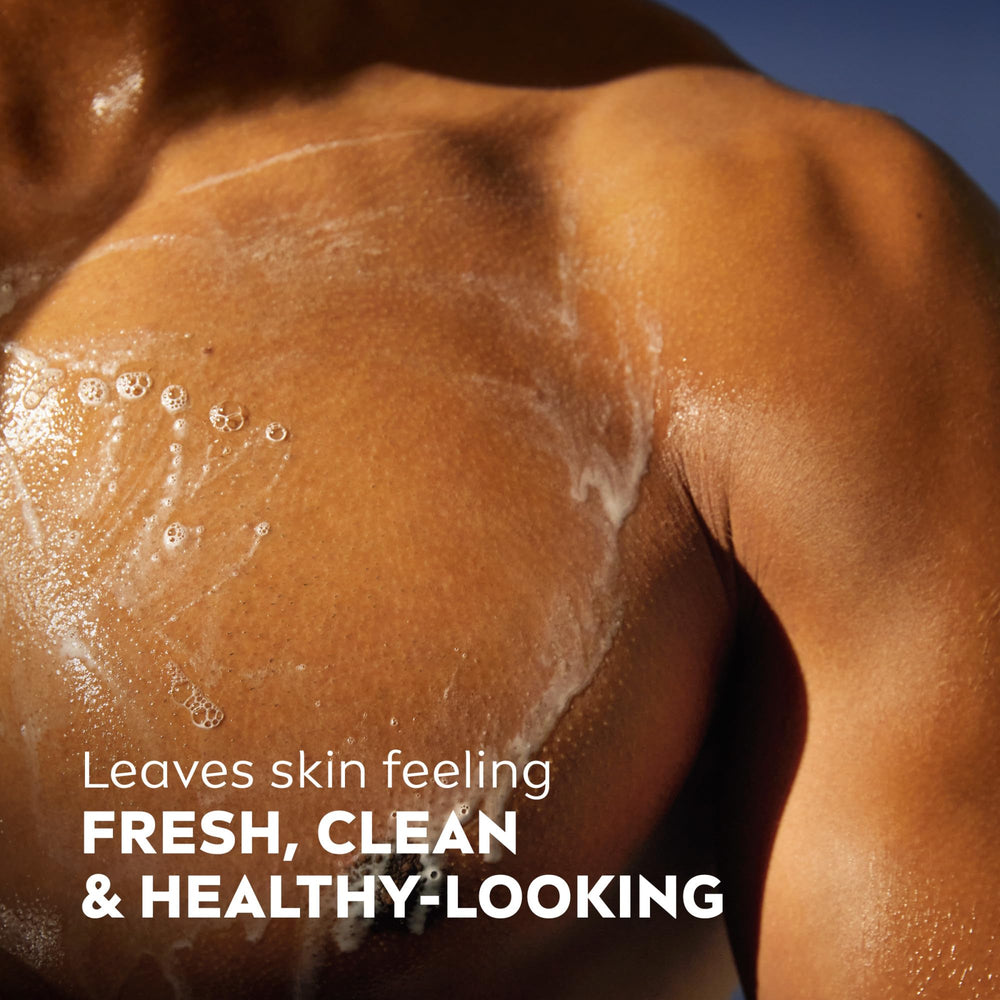 NIVEA MEN ingredients panel close-up showing clean, transparent formula benefit