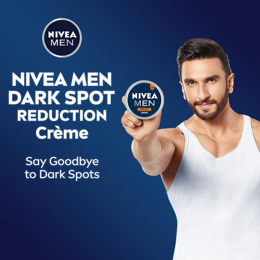 NIVEA MEN open tube texture close-up showing light, fast-absorbing cream