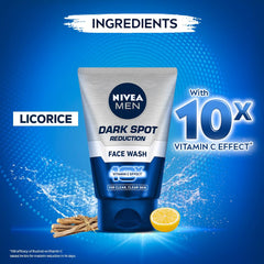 NIVEA close-up label view highlighting dark spot reduction claims