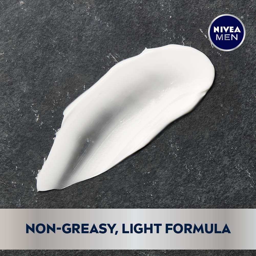 NIVEA MEN close-up of smooth cream texture demonstrating quick absorption