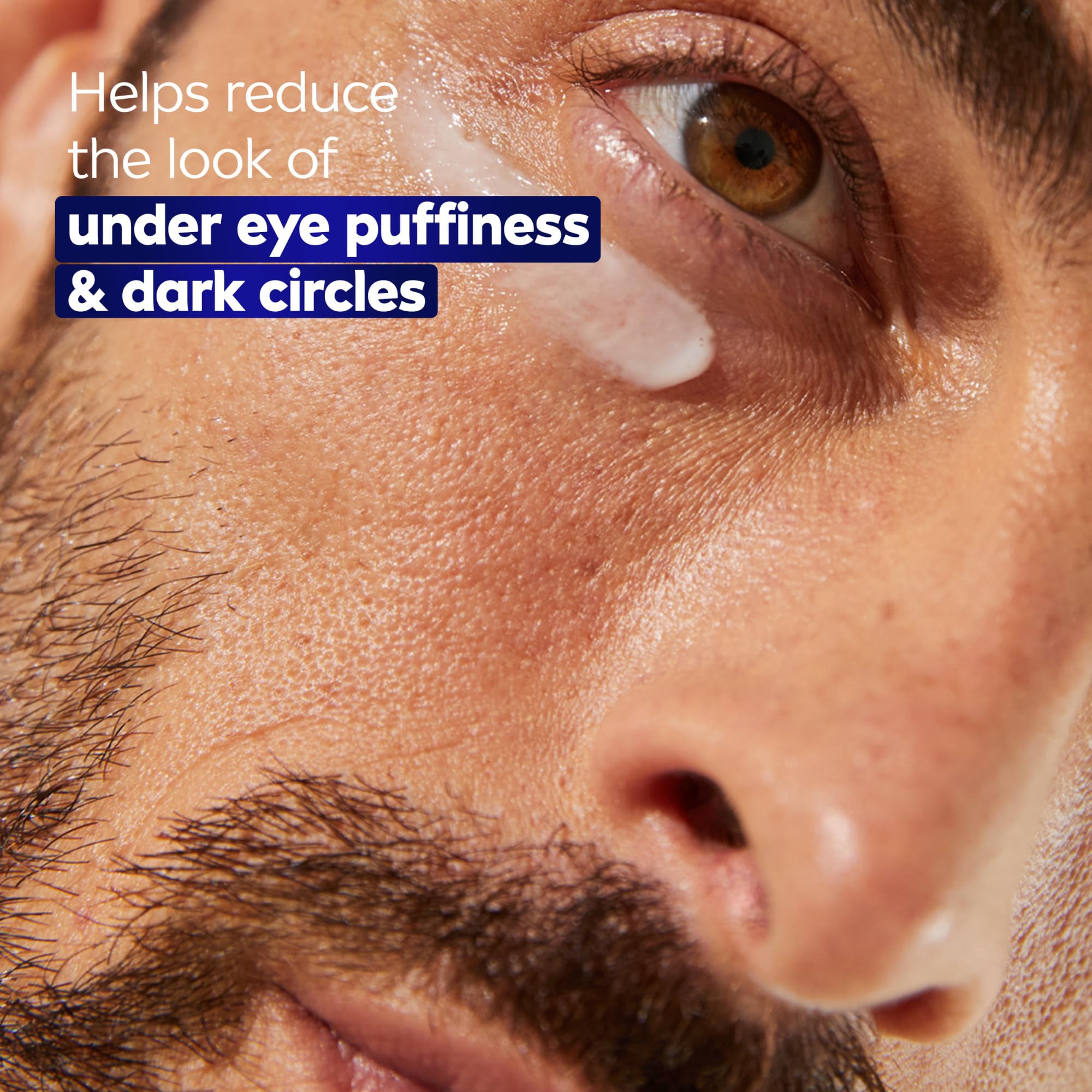 NIVEA MEN label close-up highlighting ingredients and free-from claims