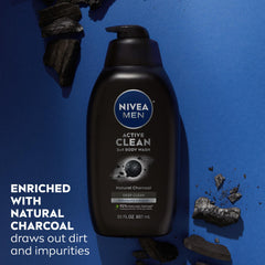 NIVEA MEN pump dispensing foam into hand for easy application
