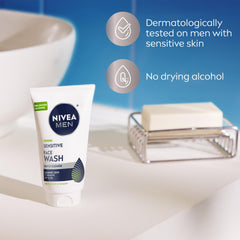 NIVEA MEN in bathroom scene showing integration into daily grooming routine