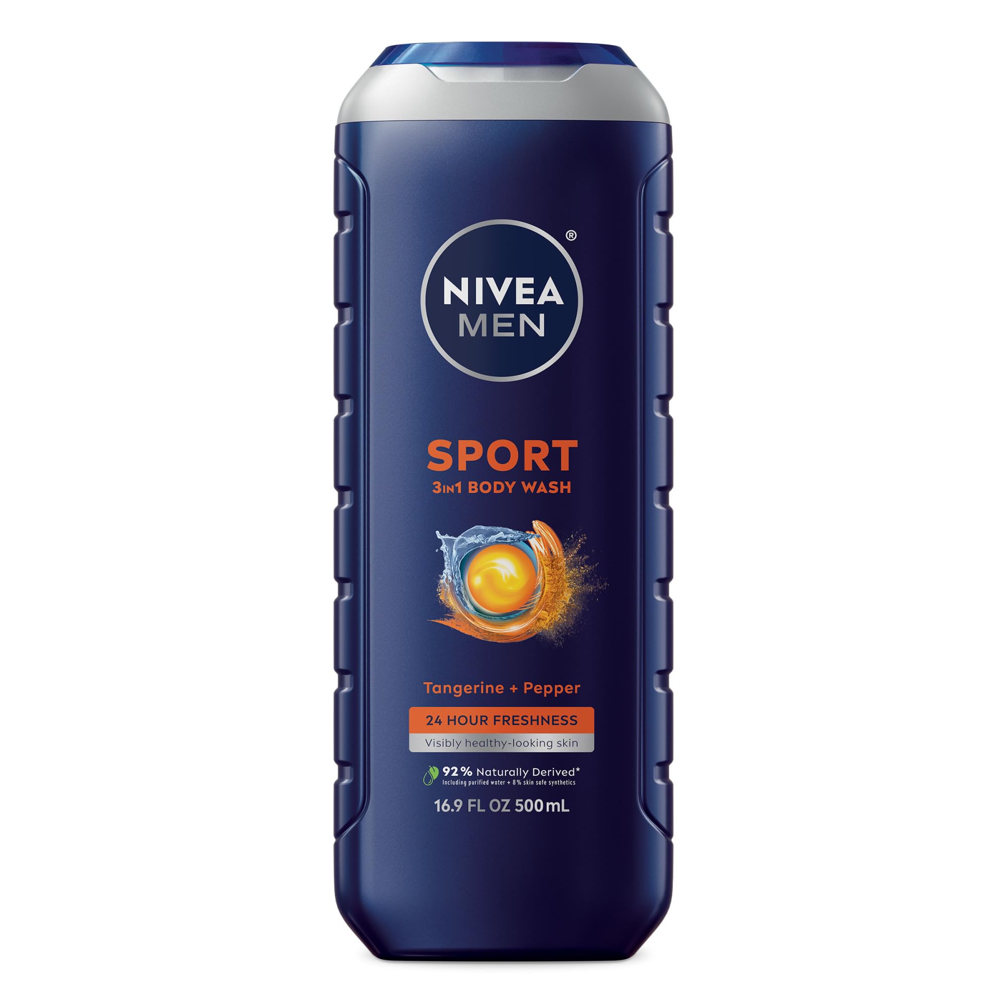 NIVEA MEN front packaging showing bottle and branding for quick recognition