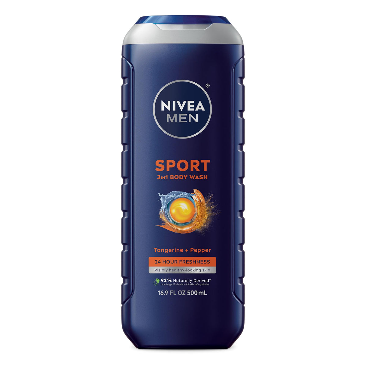 NIVEA MEN front packaging showing bottle and branding for quick recognition