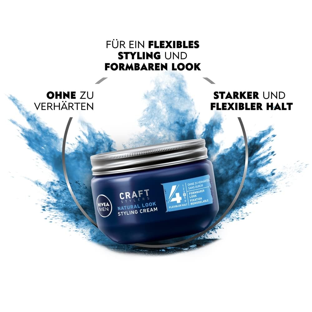 NIVEA MEN cream texture close-up illustrating smooth consistency for easy application