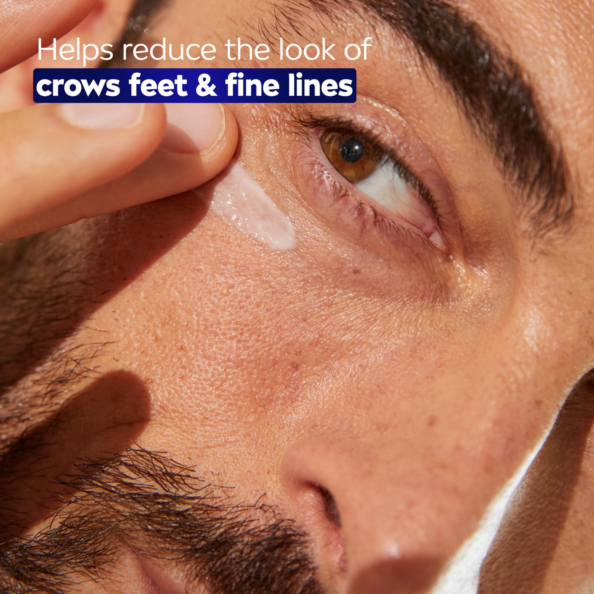 NIVEA MEN cream texture close-up showing smooth hydrating consistency