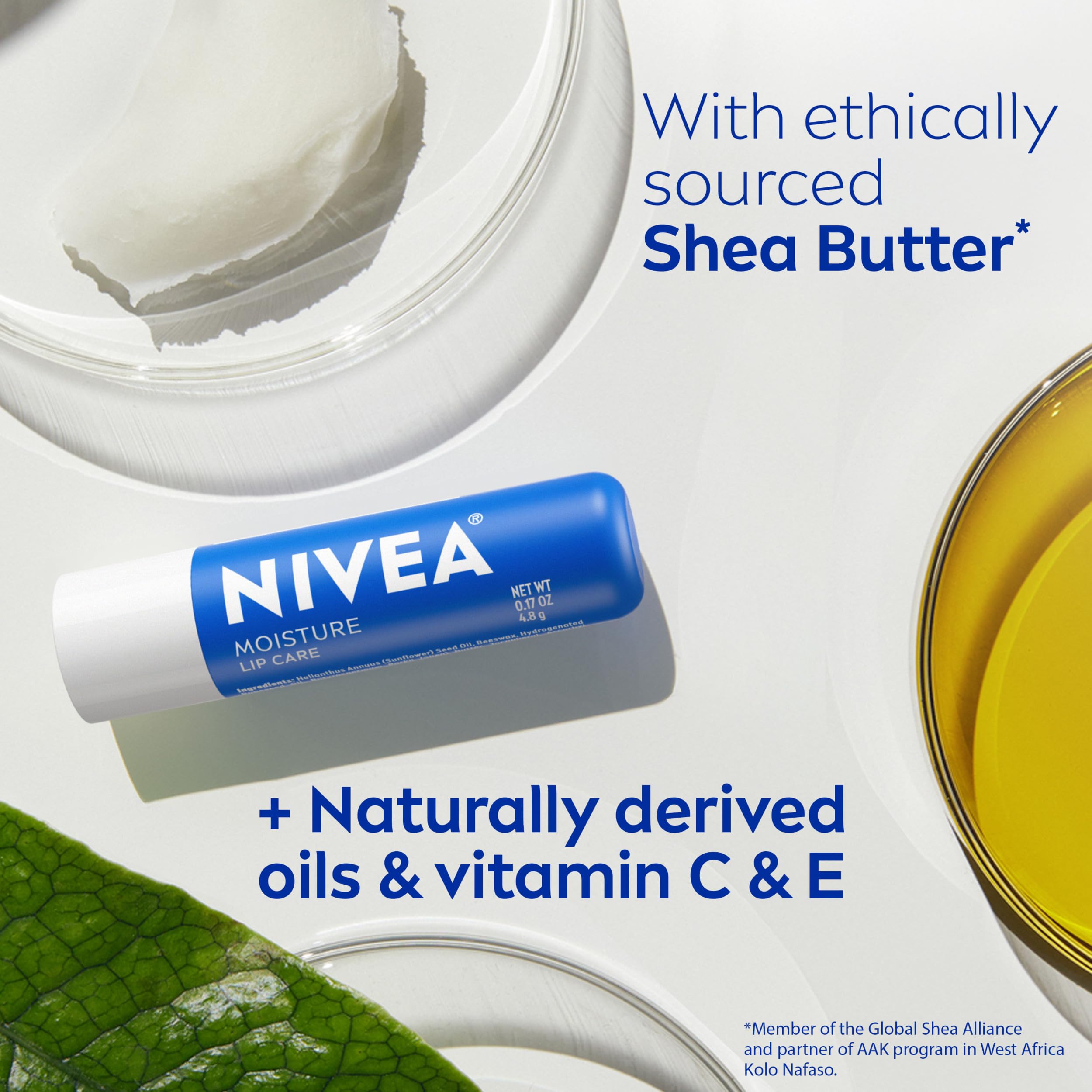 NIVEA pack of four displayed as a gift or stock-up option for convenience