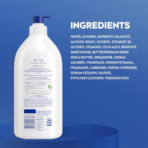 NIVEA packaging underside with recycling details and sustainable benefit