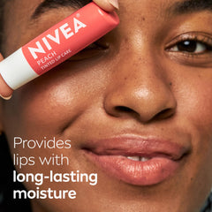 NIVEA ingredients display with shea butter and vitamins for nourishing care