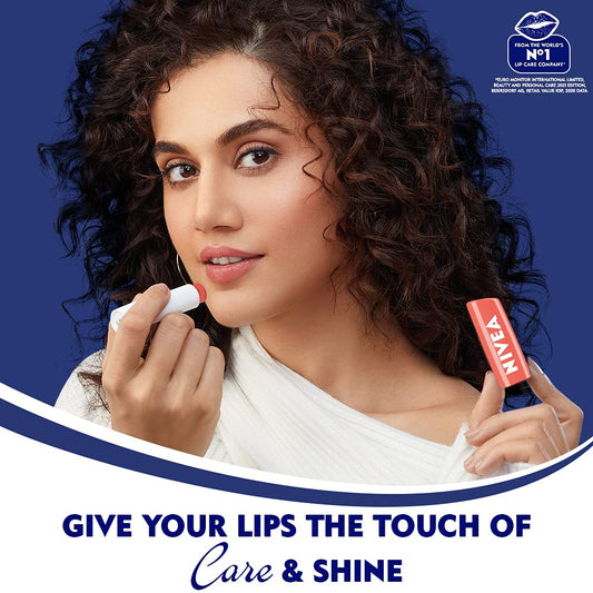 NIVEA open stick close-up demonstrating smooth application