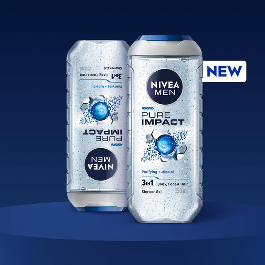 NIVEA back label close-up displaying ingredients and clear usage information