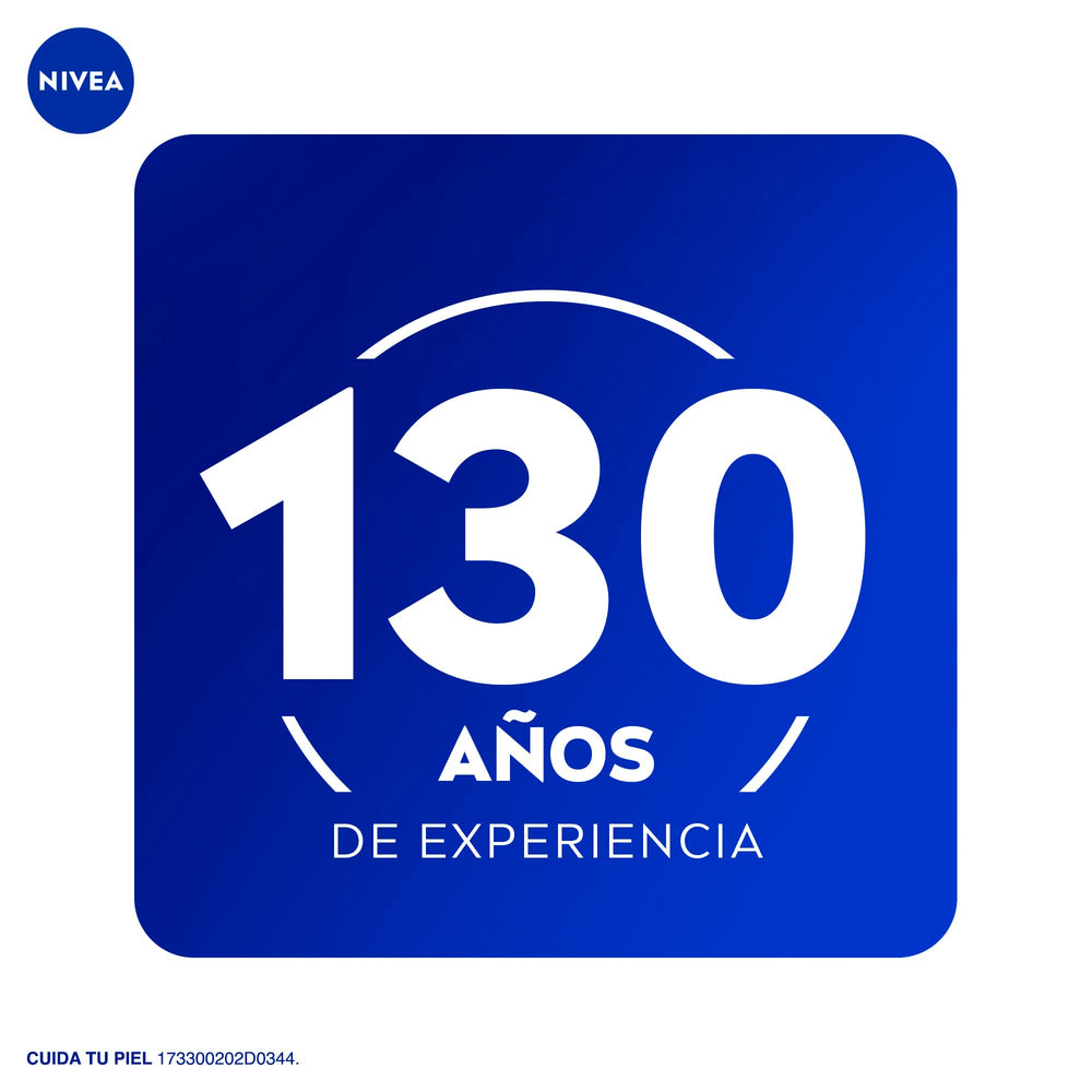 NIVEA recyclable symbol emphasizing eco-aware packaging benefit