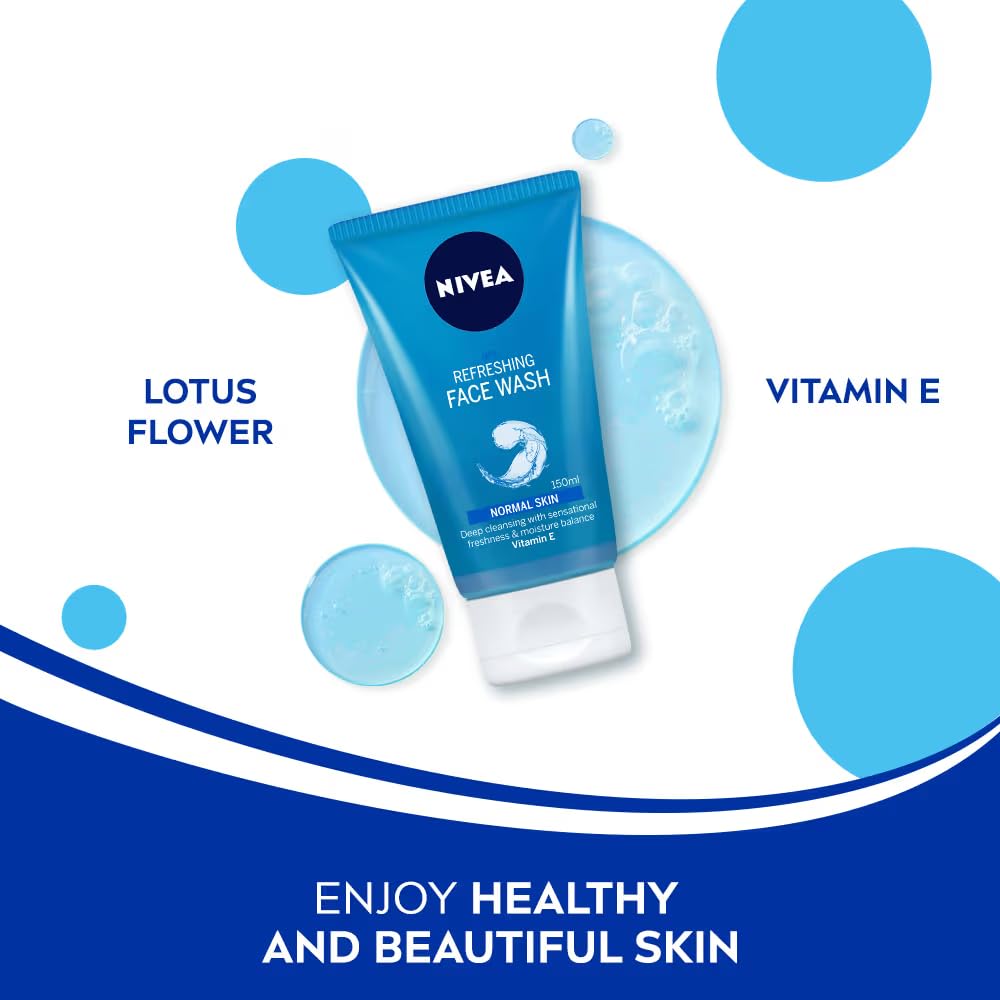 close-up of NIVEA gel texture highlighting smooth consistency and gentle cleanse