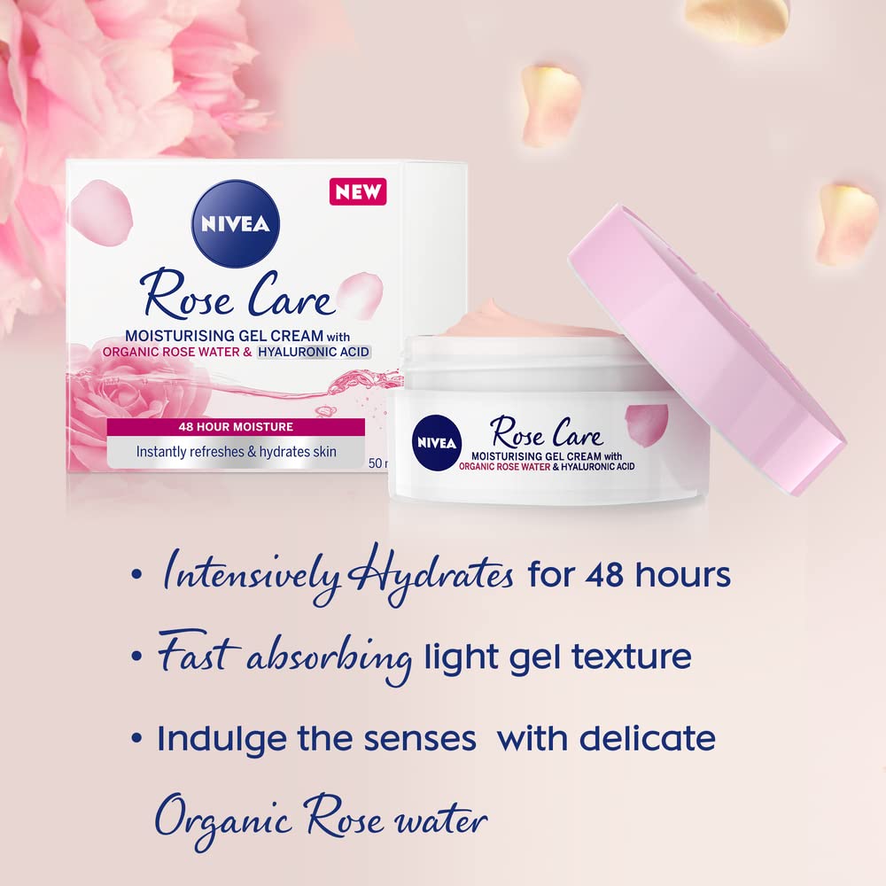 NIVEA jar in hand demonstrating convenient size and travel-friendly benefit