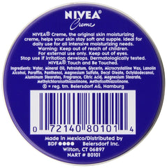 NIVEA pack on a family desk station showing shared daily use