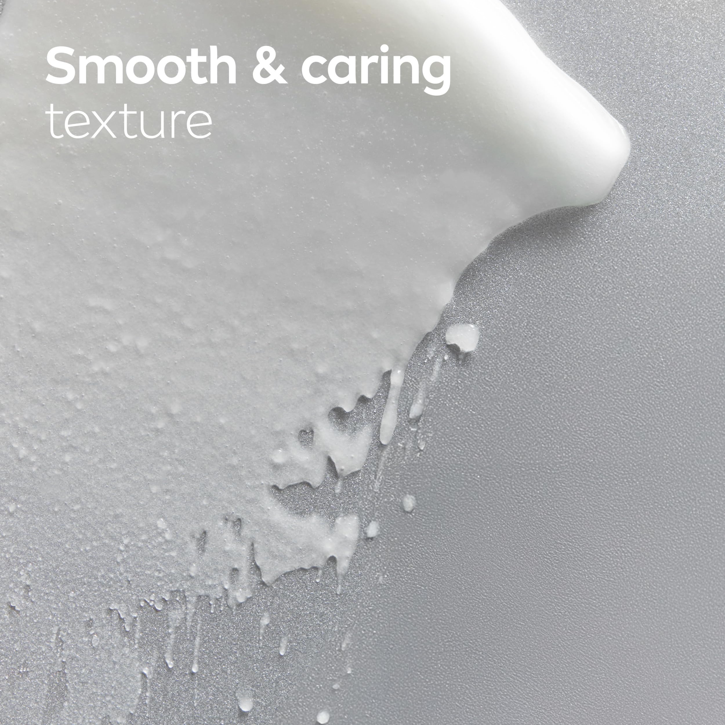 NIVEA texture swiped on hand showing non-greasy finish and fast absorption
