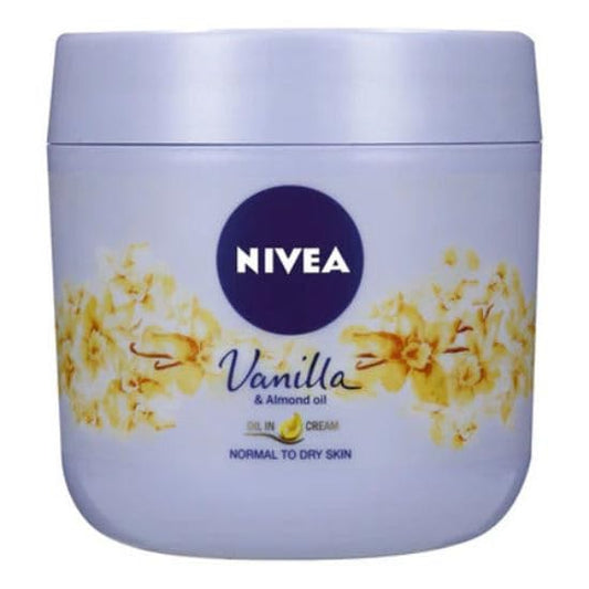 NIVEA jar front view showing label and moisturizing benefit