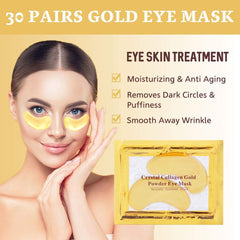 NIYET single sachet opened with a gold gel patch ready to apply