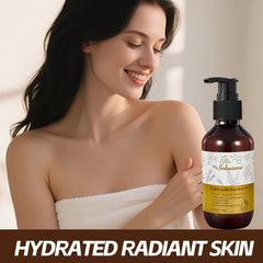 NIZENTA oil texture on skin highlighting lightweight absorption and glow