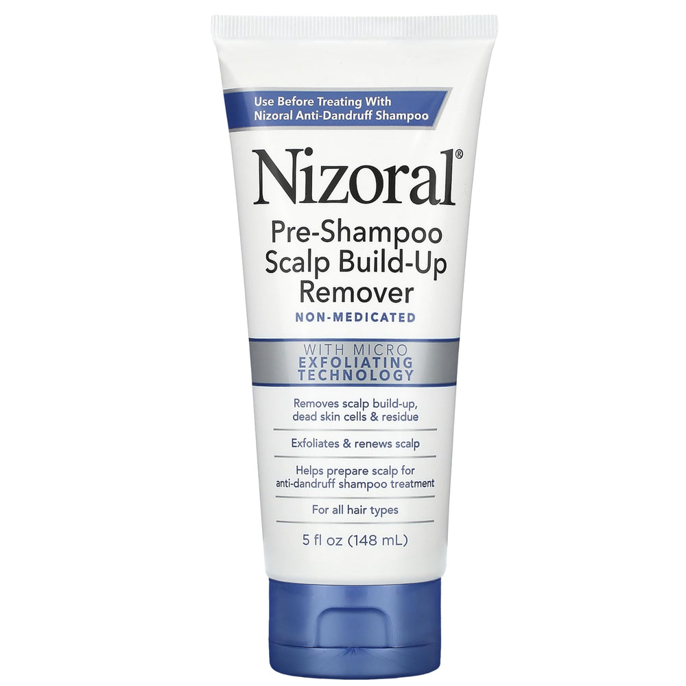 Nizoral front packaging 5 oz bottle showing clear usage benefit