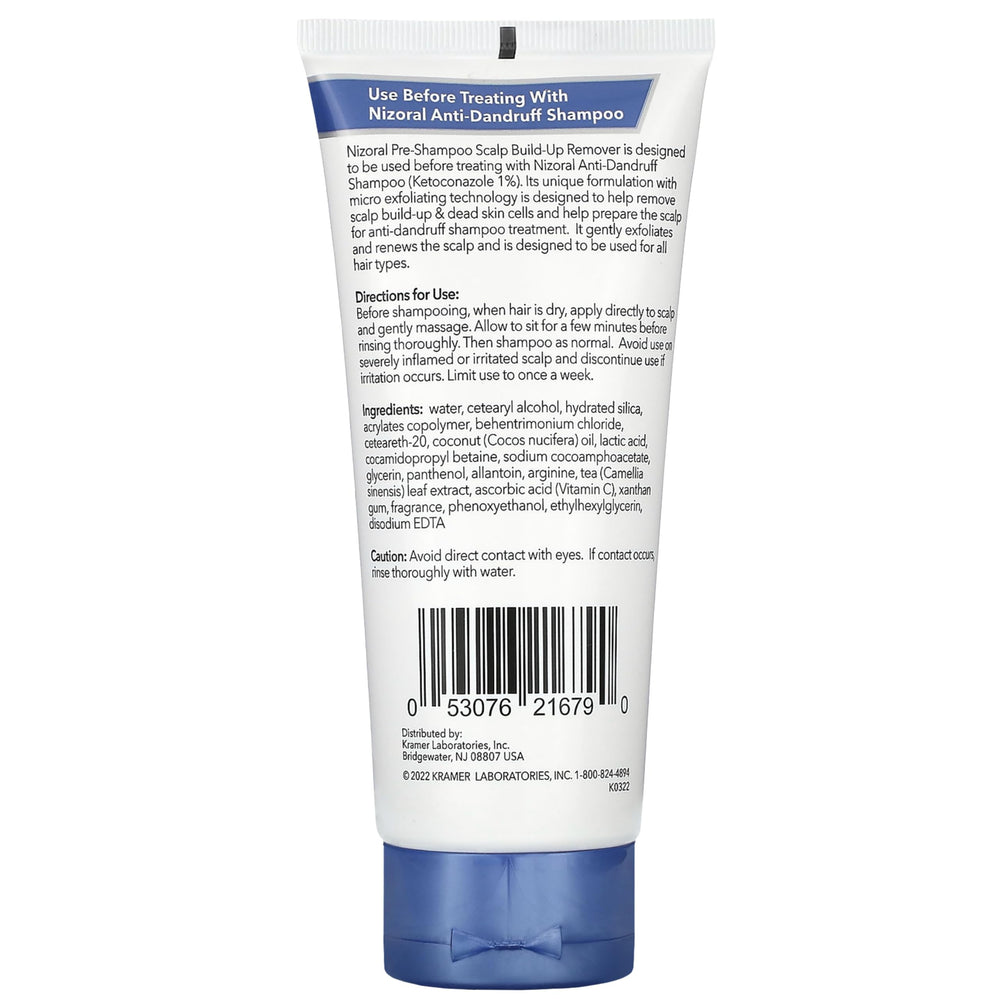 Nizoral label close-up highlighting sulfate-free and fragrance-free benefits