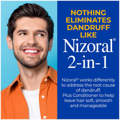 Nizoral lather texture on hand demonstrating effective cleansing and gentle conditioning