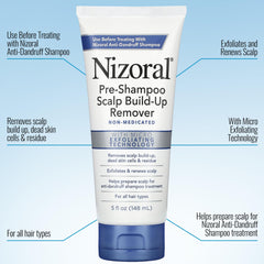 Nizoral rinsed hair after use illustrating a cleaner scalp look