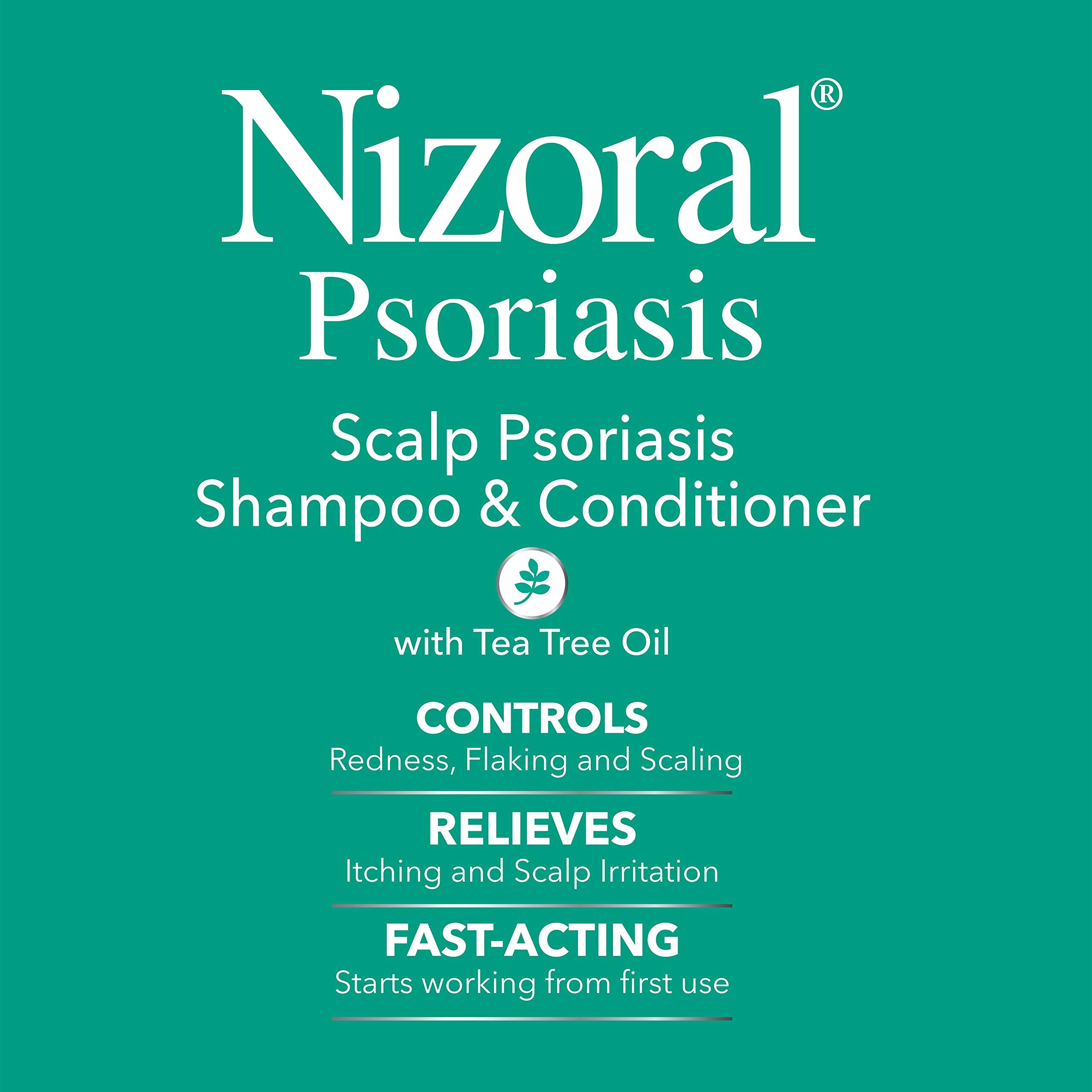 Nizoral rich lather close-up demonstrating gentle cleansing action