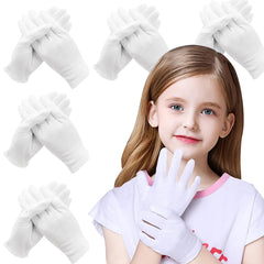 NJDGF front packaging showing 24 white cotton gloves and clarity benefit