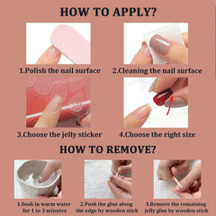 NNIPRAIYE nails beside ruler showing medium length, benefit: accurate size reference