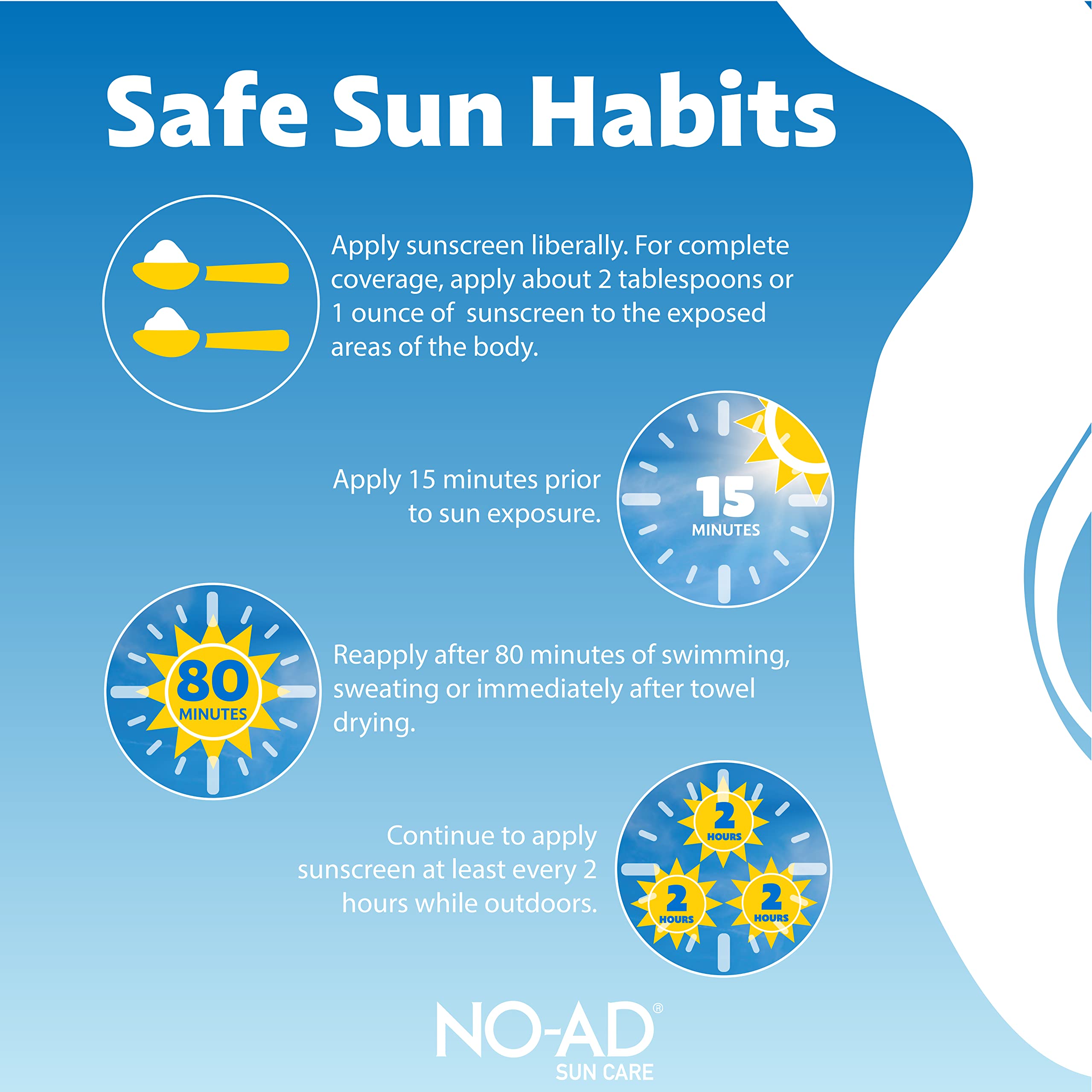 NO-AD used by active kids at pool illustrating water-resistant protection benefit