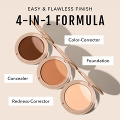 No Makeup Makeup swatch on forearm showing adaptive FlexShade match benefit