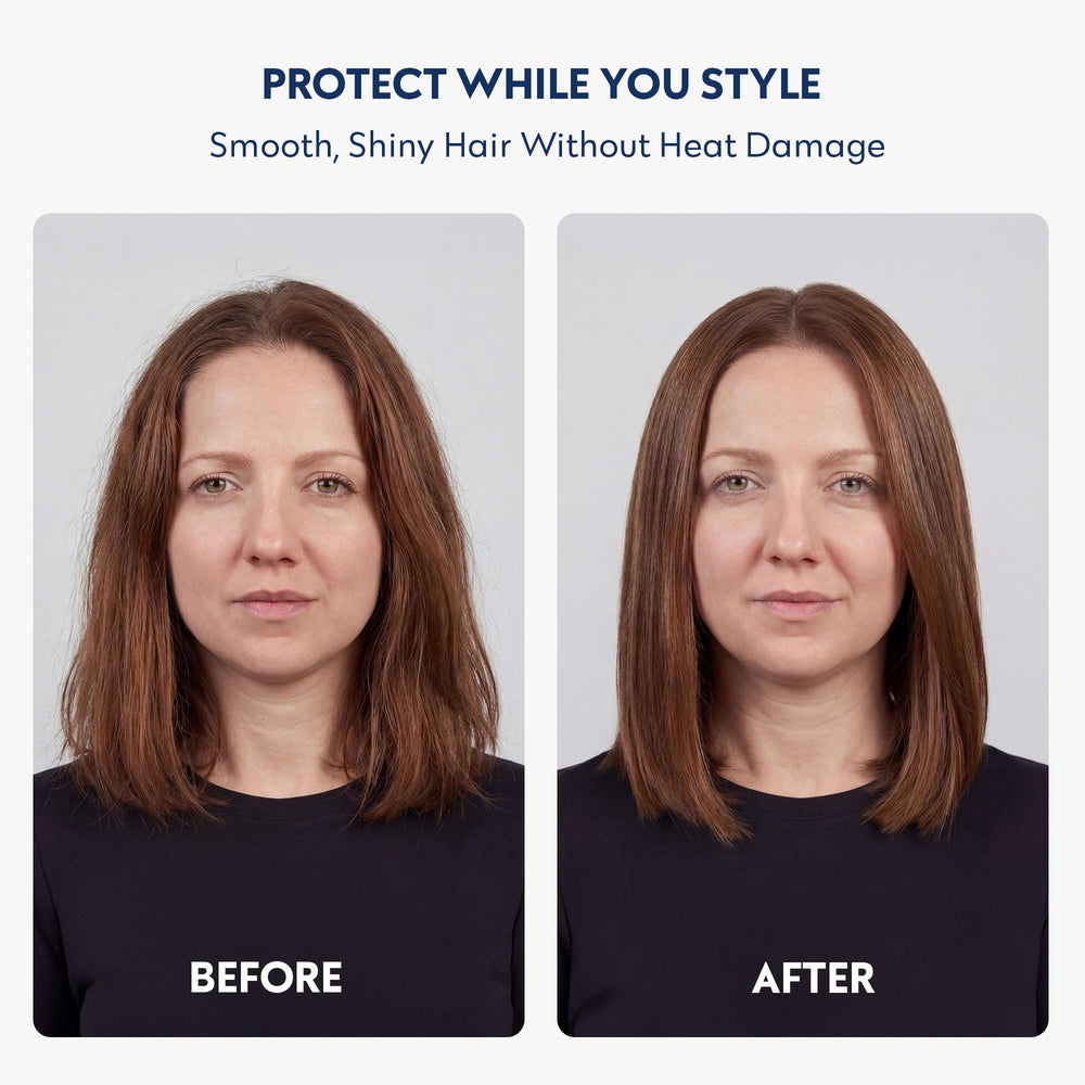 No nothing mist over hair illustrating lightweight texture and smooth finish